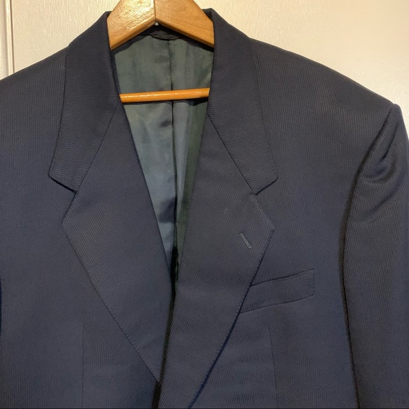 Sam Abouhassan Blazer Blue 46 Canadian Designer - Picture 6 of 9